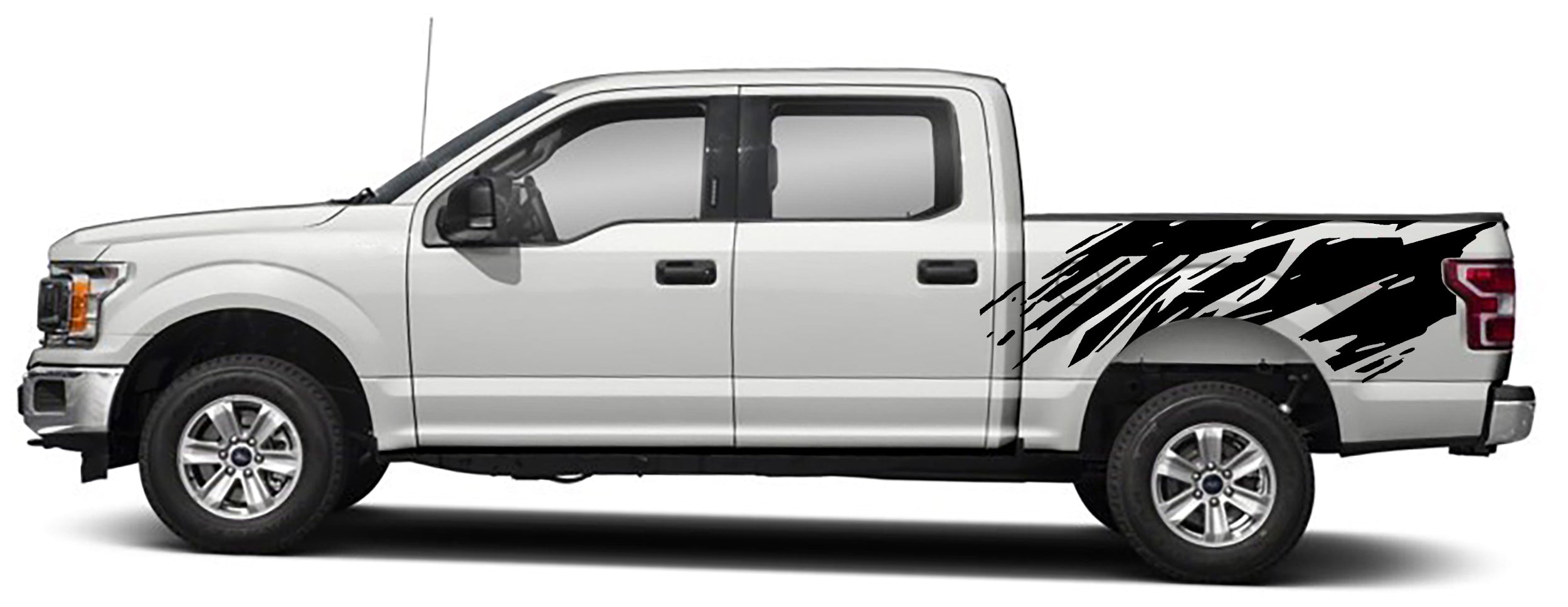 Ford F-150 Splatter Bed Decals : Vinyl Graphics Kit Fits (2015-2020)