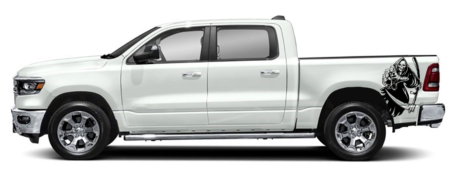 reaper bed decals for dodge ram 2018 to 2023 models 