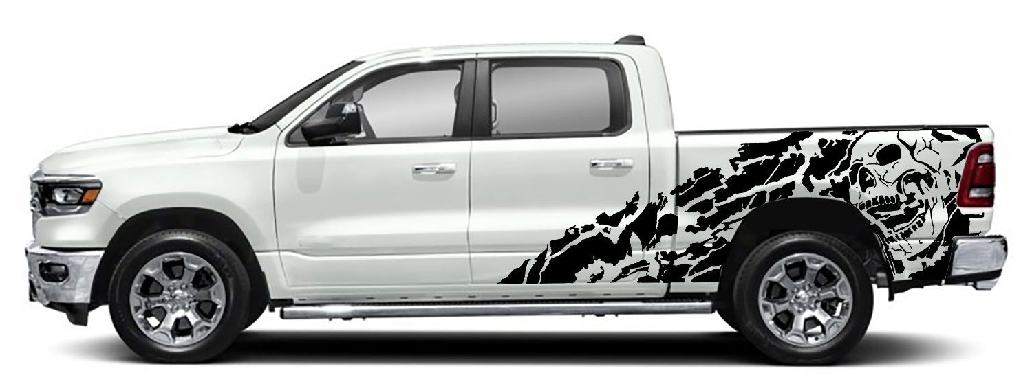 nightmare bed graphics for dodge ram 2018 to 2023 models 