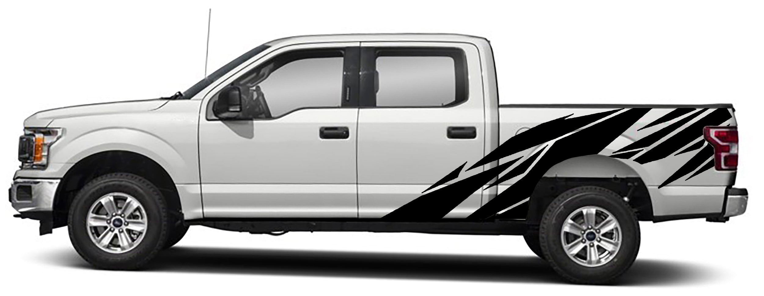 Ford F-150 Geometric Pattern Side Decals (Pair) : Vinyl Graphics Kit Fits (2015-2020)