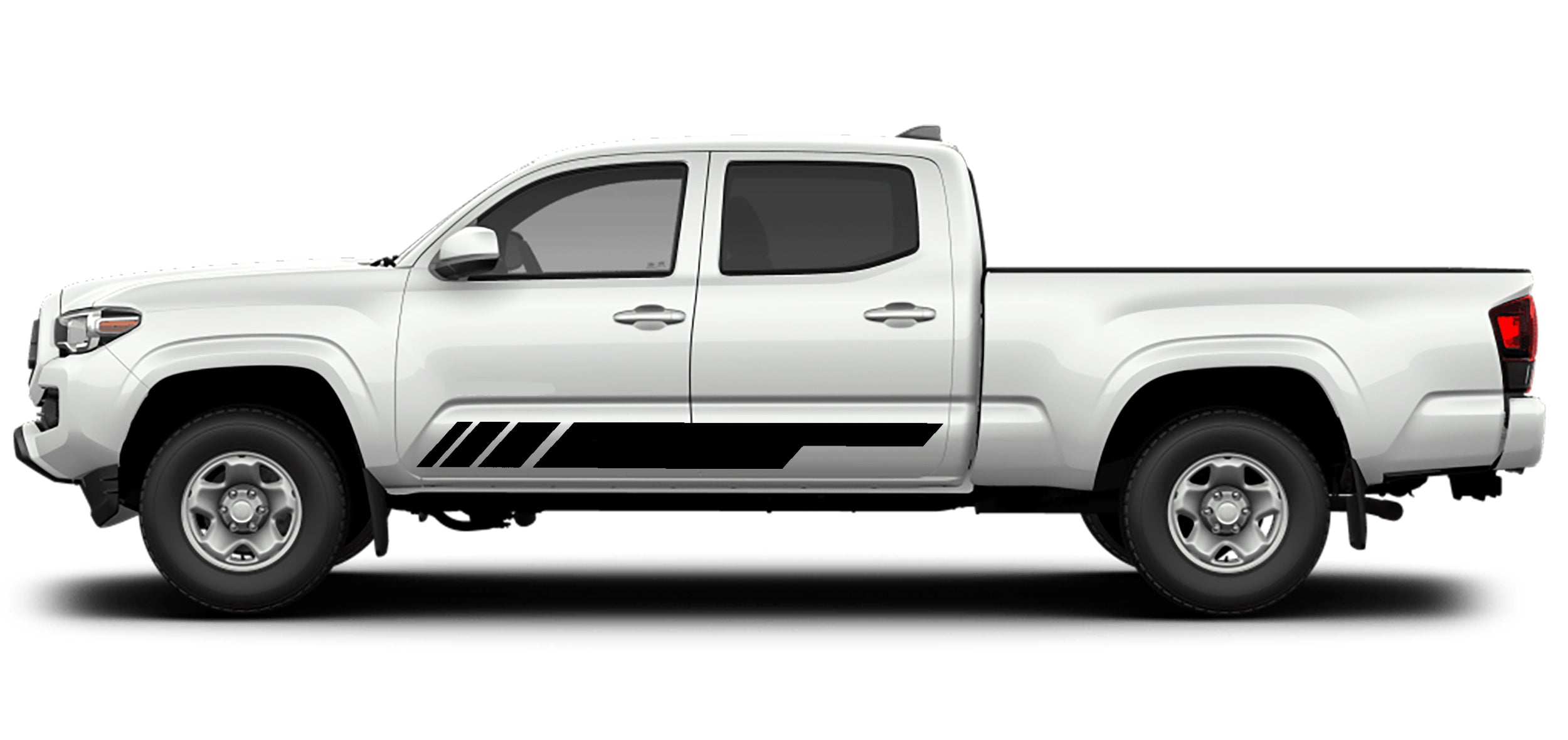 Toyota Tacoma Off Road Rocker Stripes Decals (Pair) : Vinyl Graphics Kit Fits (2016-2022)