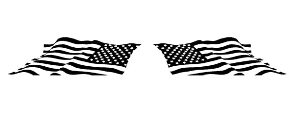 patriot american flag side graphics for ford f 150 2021 to 2023 models 