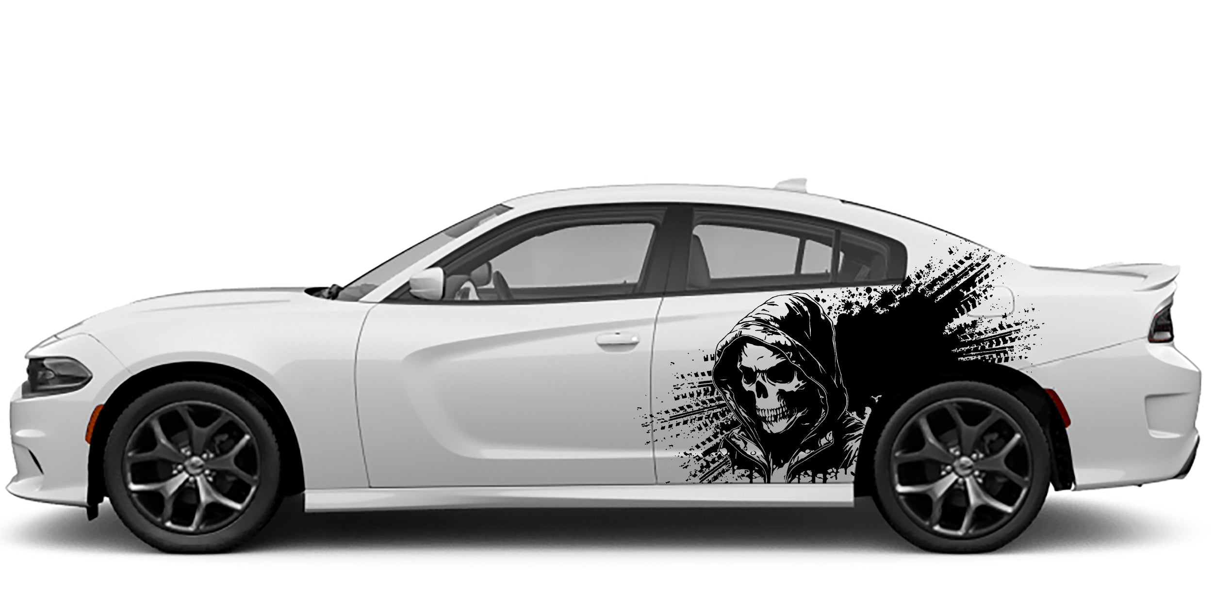 Dodge Charger Scarecrow Side Decals (Pair) : Vinyl Graphics Kit Fits (2015-2023)