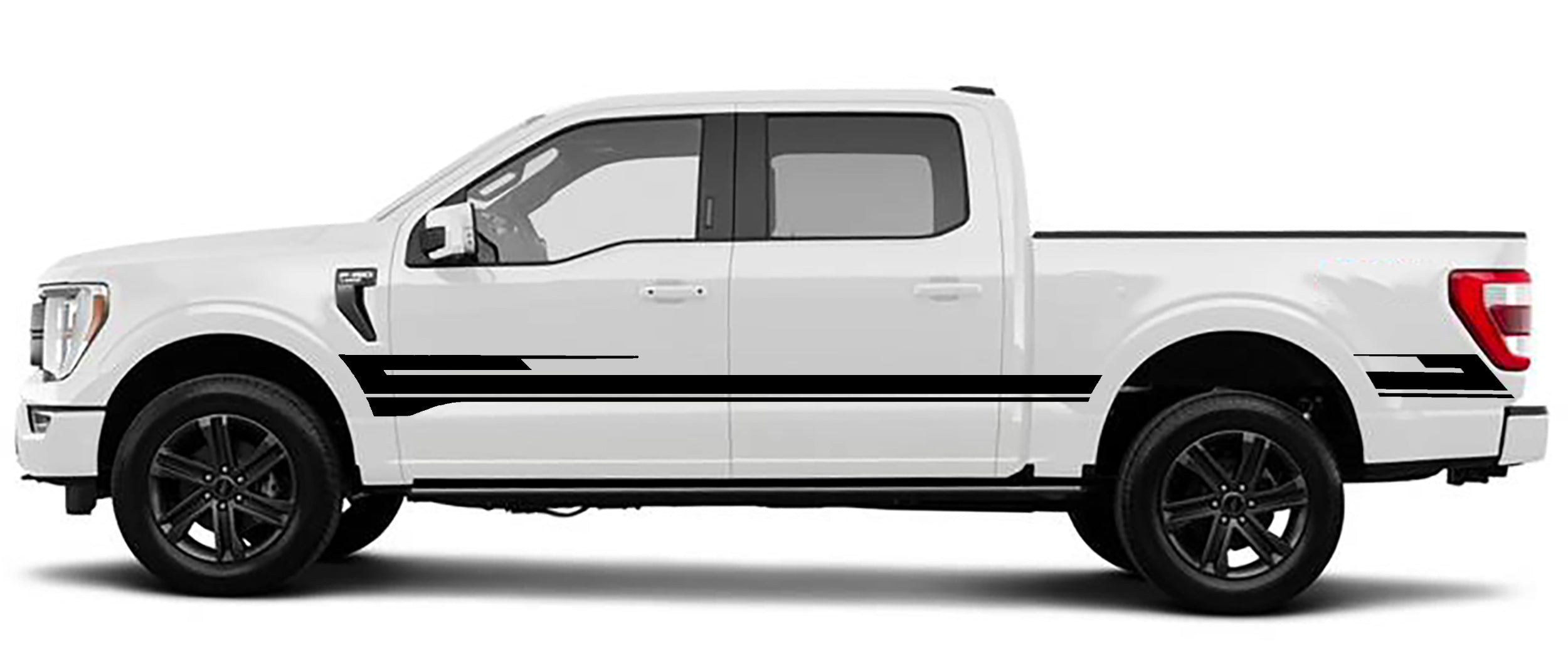 Ford F-150 Sway XL Mid Panel Stripes Decals (Pair) : Vinyl Graphics Kit Fits (2021-2023)