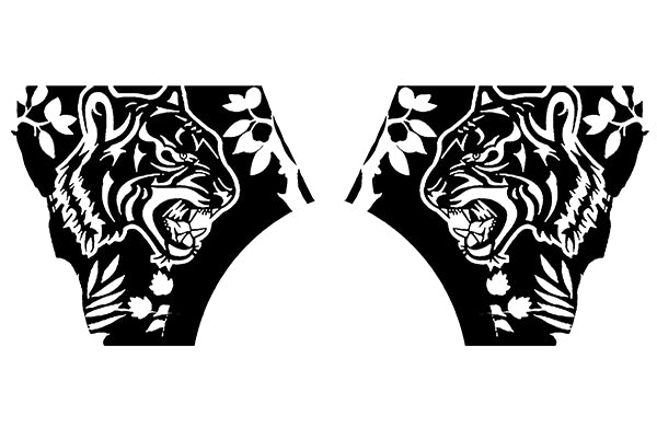 tiger bed decals for ford f150 2021 to 2023 models 