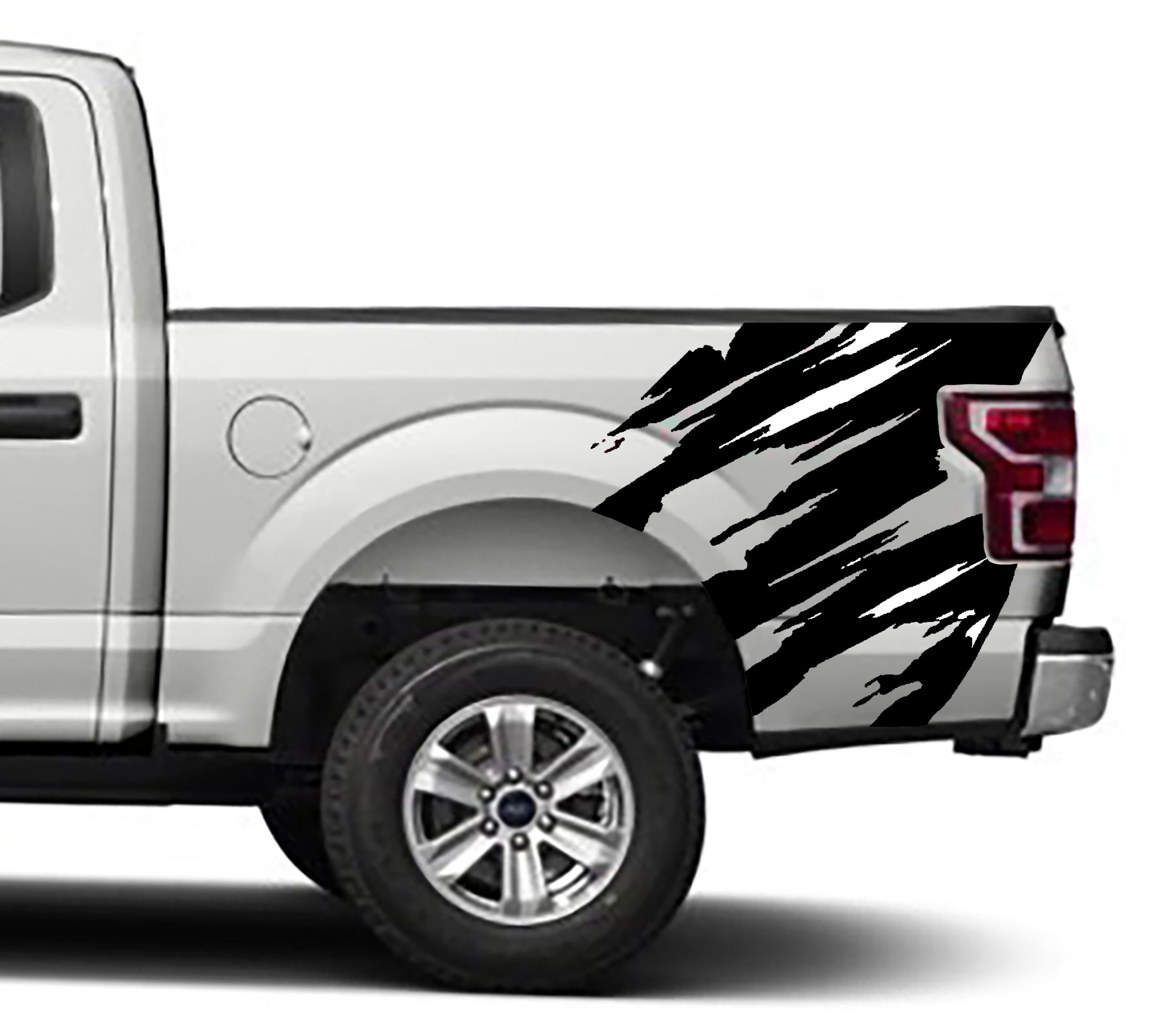 Ford F-150 Torn Bed Decals : Vinyl Graphics Kit Fits (2015-2020)