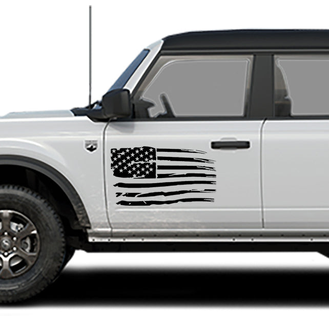 American Flag side graphics for Ford Bronco