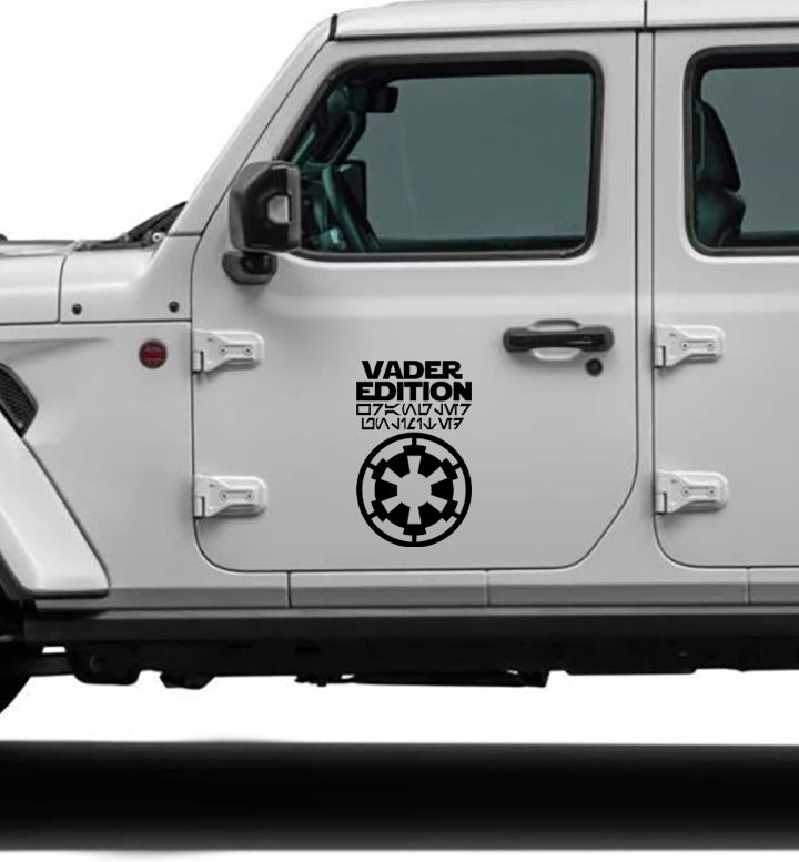 vader edition jeep decals for wrangler black