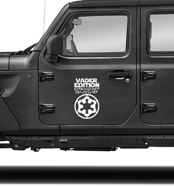 vader edition jeep decals for wrangler white