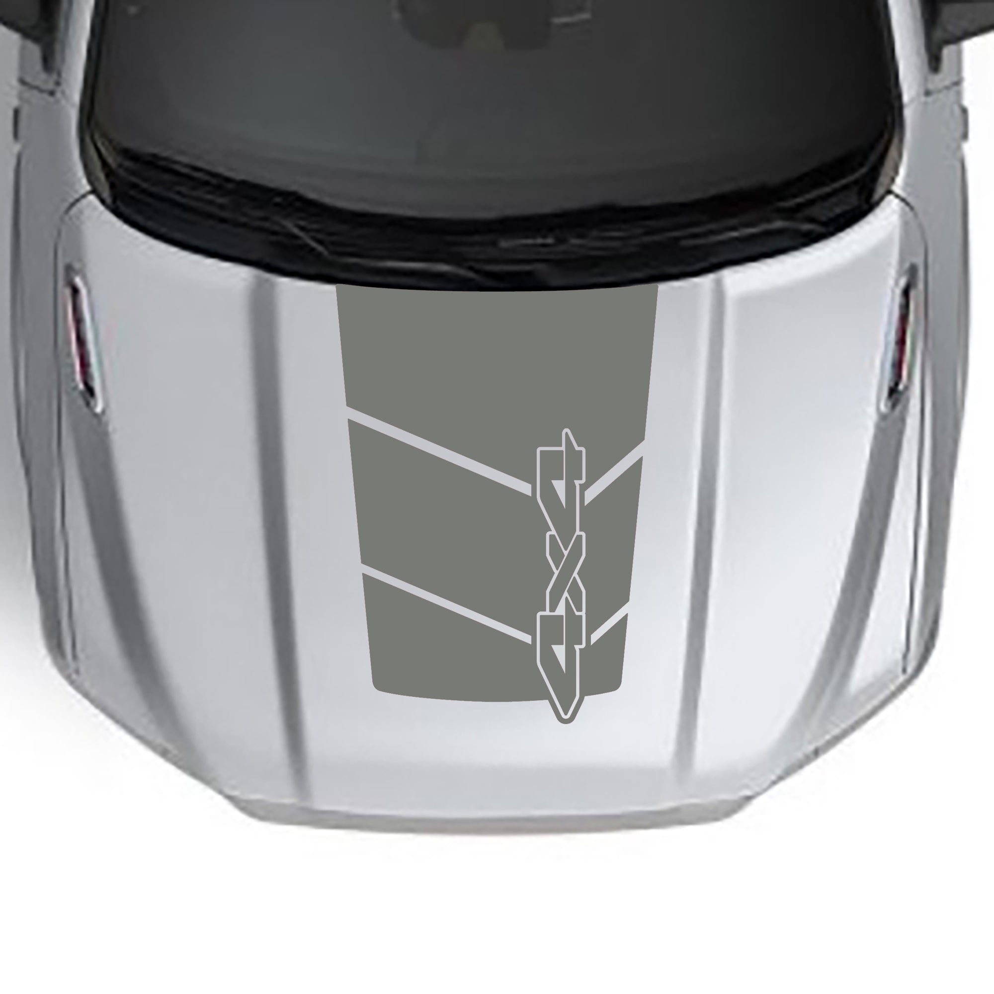 walker 4x4 base hood graphics for dodge ram 1500 2019 to 2023 models gray