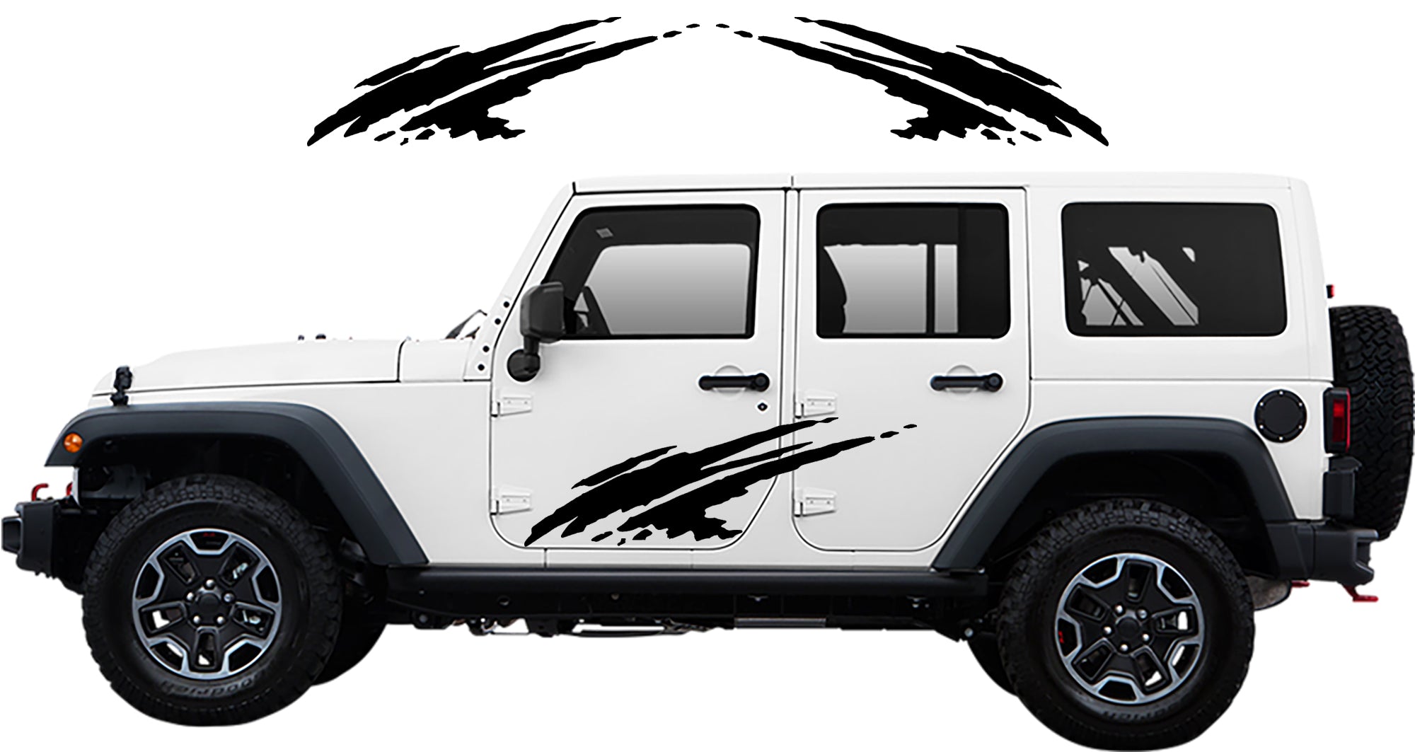 door splash for jeep wrangler jk 2007 to 2018 models