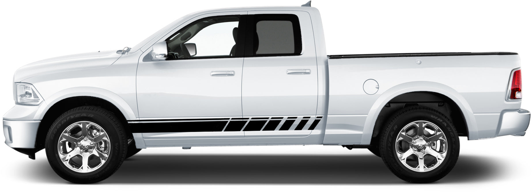 side stripe for dodge ram 1500 2009 to 2018 models