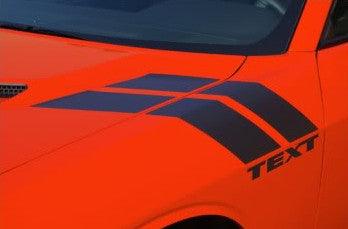Dodge Challenger (All Models and Make) Custom Decals, Graphics and Stickers - Hood Marks - Jkprostickers