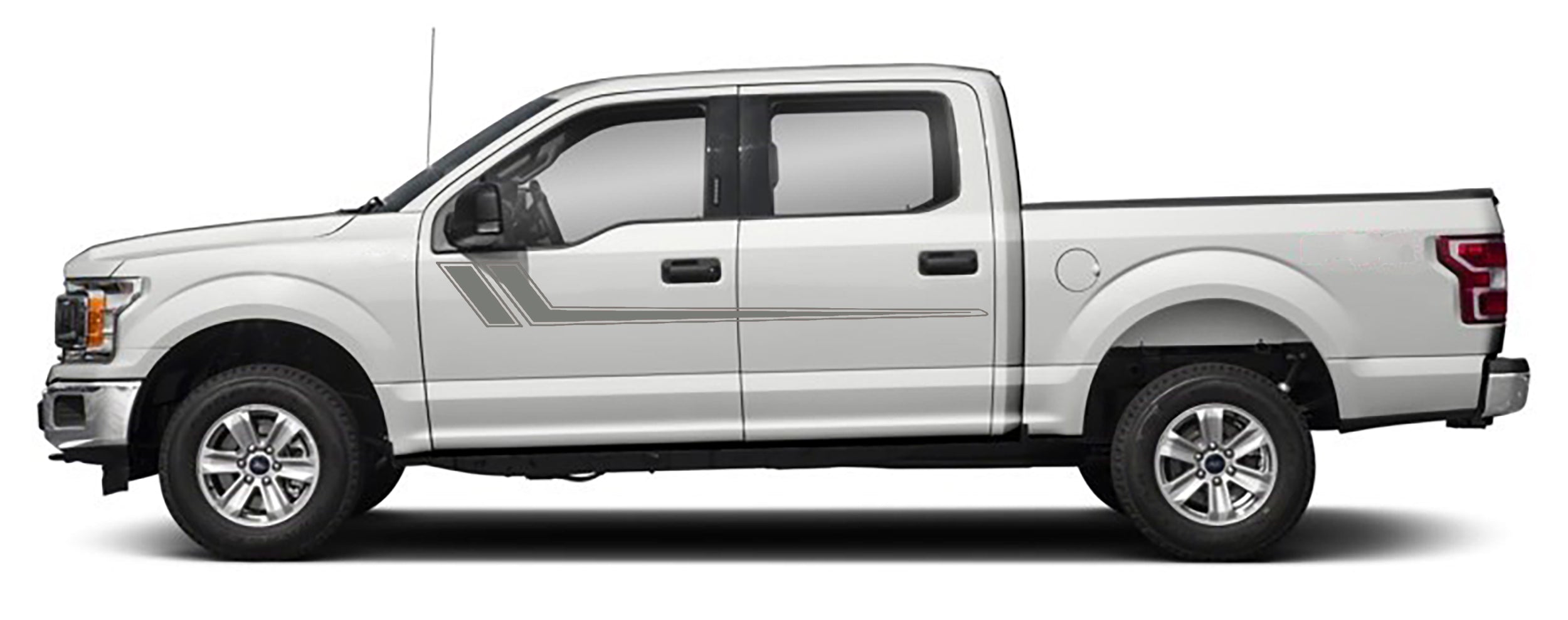 Ford F-150 Upper Door Stripes Decals (Pair) : Vinyl Graphics Kit Fits (2015-2020)