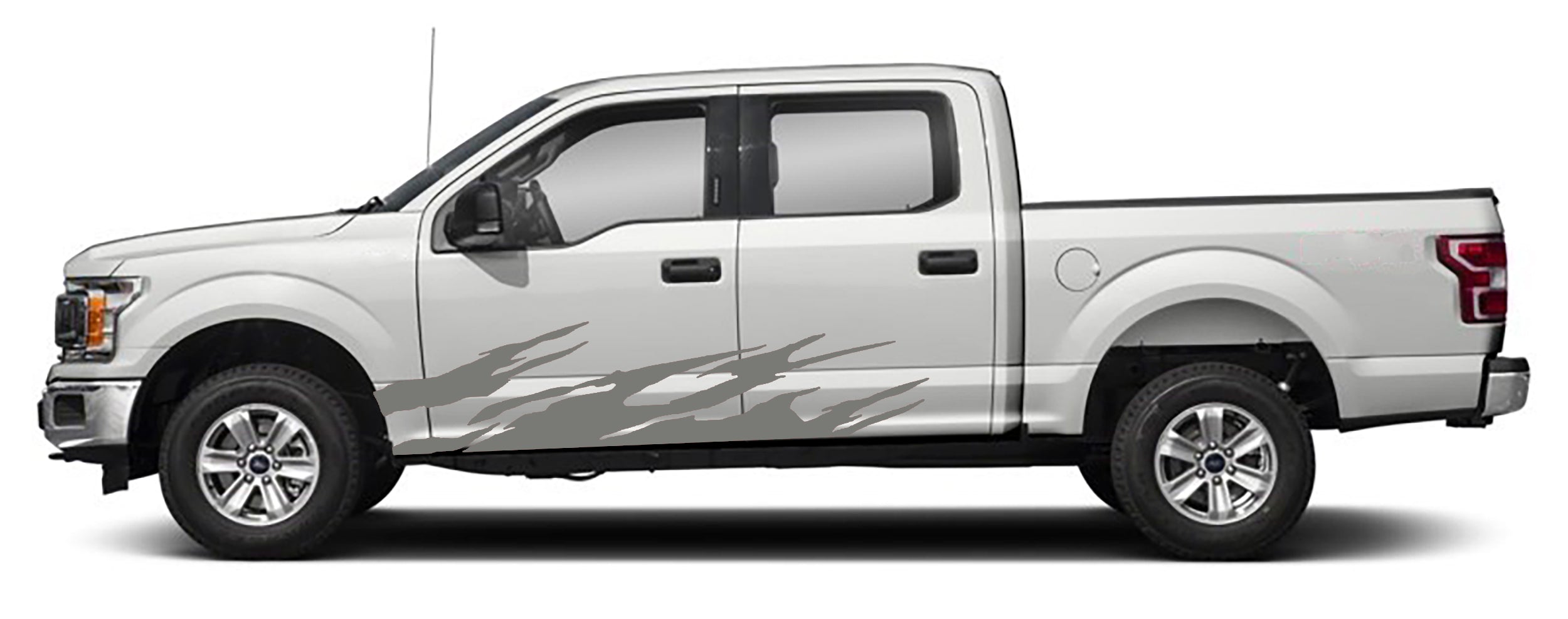 Brush Style Rocker Panel Stripes for ford f-150 2015 to 2020 models