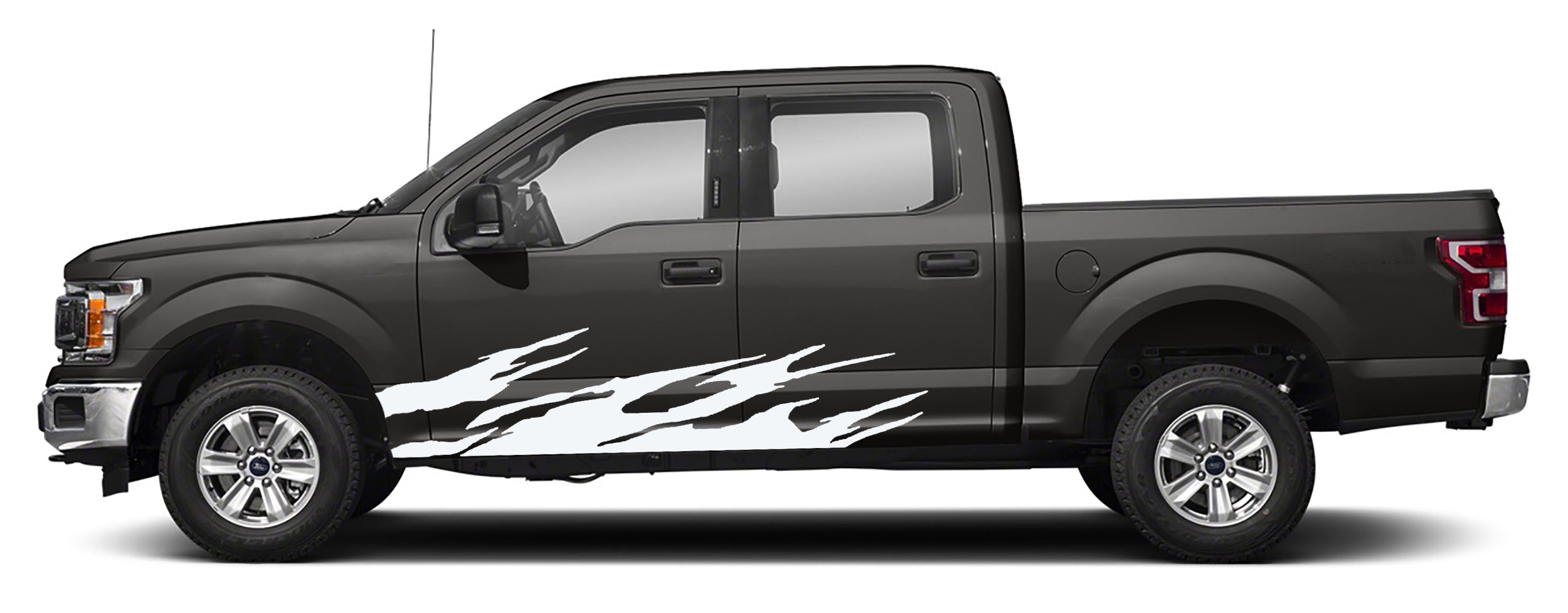 Brush Style Rocker Panel Stripes for ford f-150 2015 to 2020 models