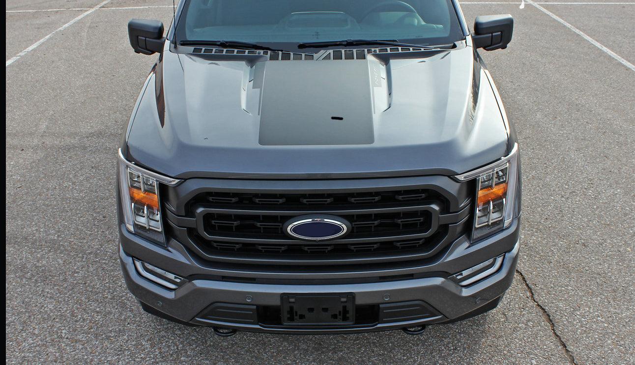 Ford F-150 (2015-2020) Custom Decals, Graphics and Stickers - Sway Hood Decal - Jkprostickers
