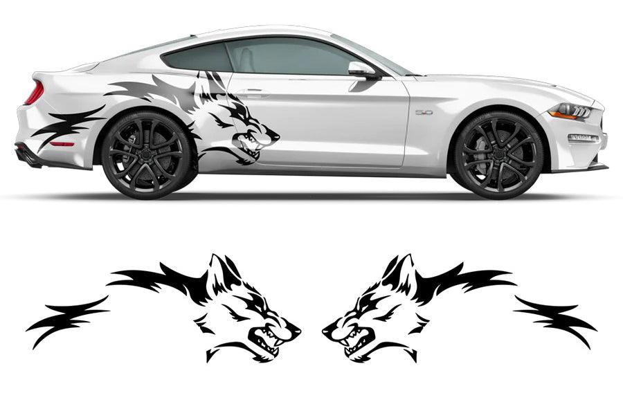Ford Mustang Coyote Fender Side Decals (Pair) : Vinyl Graphics Kit Fits (2005-2023)