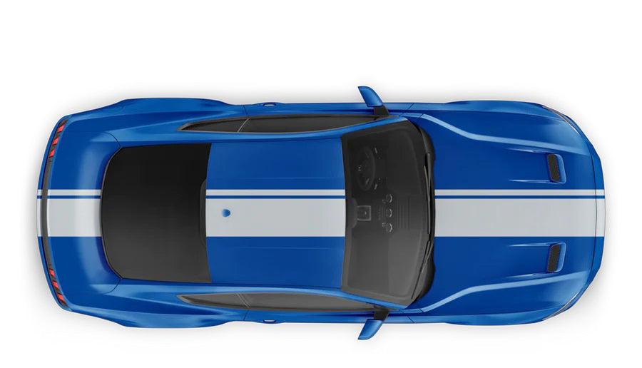 Ford Mustang Euro Full Body Racing Stripes : Vinyl Graphics Kit Fits (2005-2023)