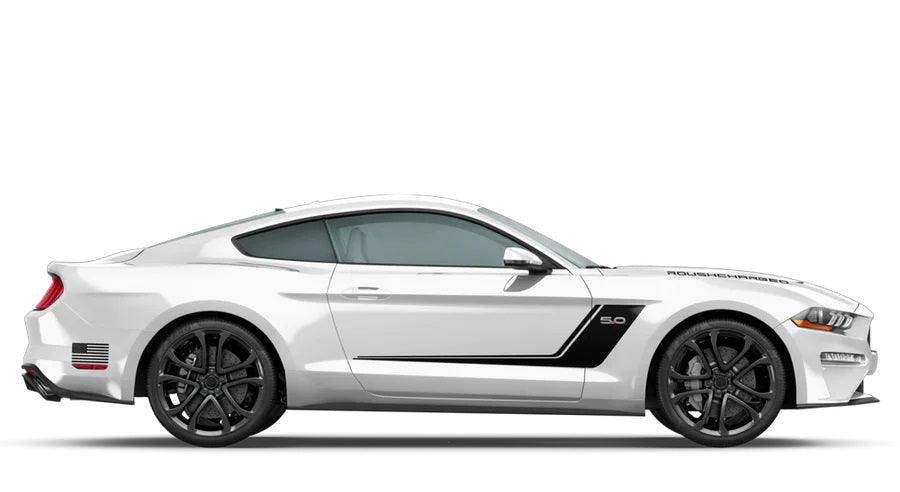 Ford Mustang Roush Stage 3 Side Stripes Decals (Pair) : Vinyl Graphics Kit Fits (2015-2023)