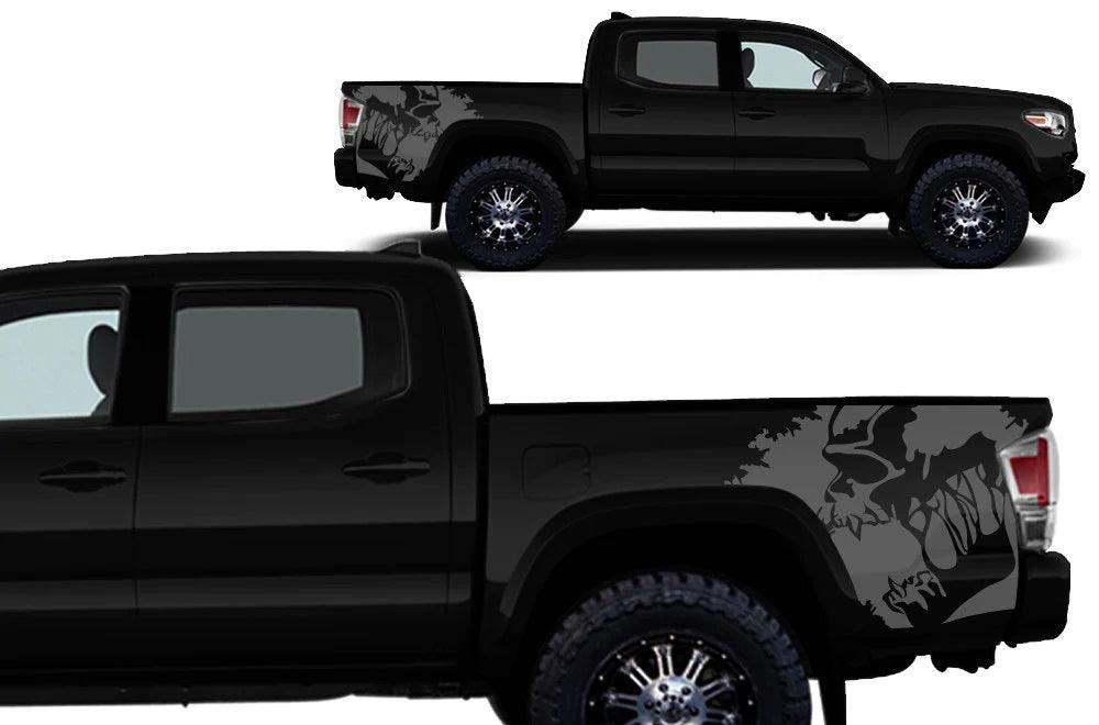Toyota Tacoma (2016-2022) Vinyl Decals Graphics and Stickers - Scream Bed Decal Kit - Jkprostickers