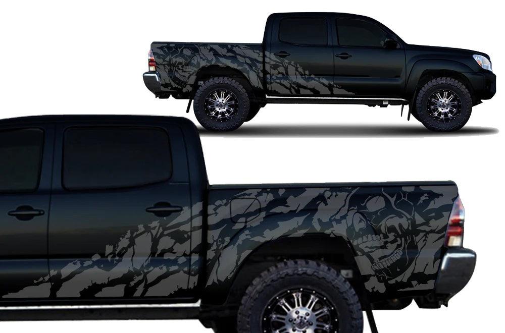 Toyota Tacoma 4Door Short Bed (2005-2015) Vinyl Decals, Graphics and Stickers - Nightmare - Jkprostickers