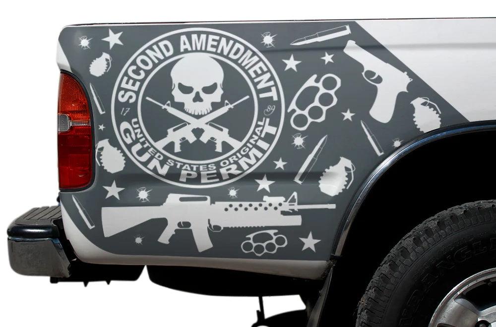 Toyota Tacoma (1995-2004) Custom Vinyl Decals, Graphics and Stickers - Amendment Style Fender Kit - Jkprostickers