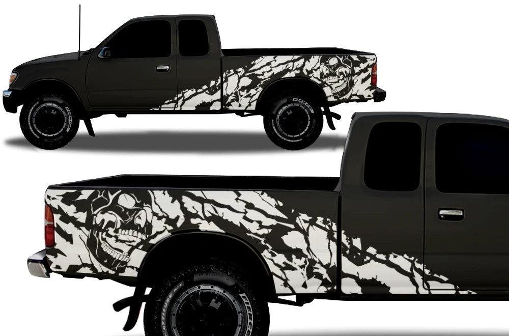 Toyota Tacoma (1995-2004) Custom Vinyl Decals, Graphics and Stickers - Nightmare Wrap Kit - Jkprostickers